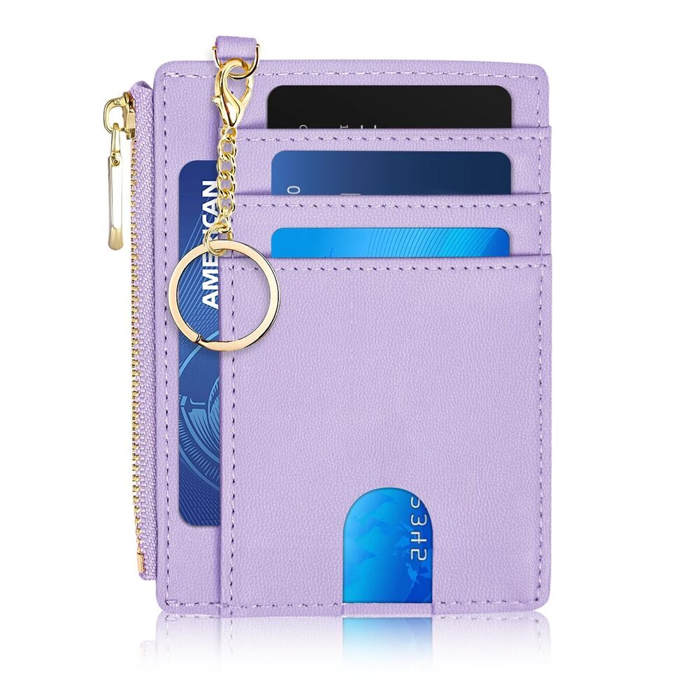 4014 Credit Card Holder Slim Minimalist Front Pocket RFID Blocking Wallet